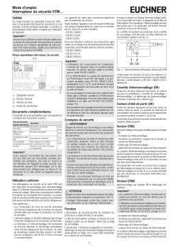EUCHNER Interrupteur de sécurité STM… Mode d'emploi