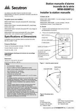Secutron FR-MRM-800MPU Mode d'emploi