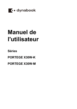 Toshiba X30W-K (PDA33) Mode d'emploi