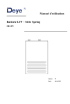 Deye SE-F5 (AS, AF, LATAM) Manuel utilisateur