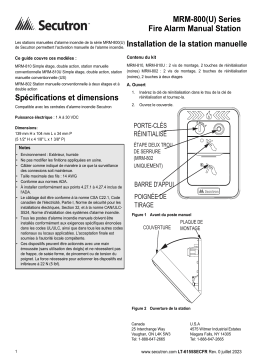 Secutron FR-MRM-800U Mode d'emploi