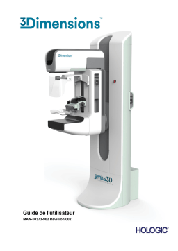 Hologic 3Dimensions Mammography System Mode d'emploi