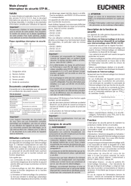 EUCHNER Interrupteur de sécurité STP-BI… Mode d'emploi