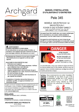 Archgard Pele 345 Manuel utilisateur