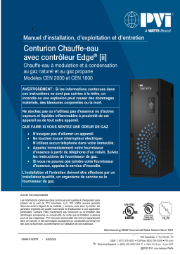PVI Industries CENTURION Manuel utilisateur
