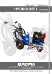 Euromair airless HYDROLINE L autotract&eacute;e - 2 pistolets Manuel du propri&eacute;taire