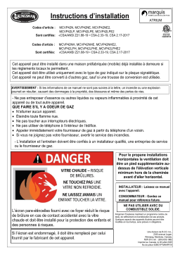 Kingsman Fireplaces MCVP42 Manuel utilisateur