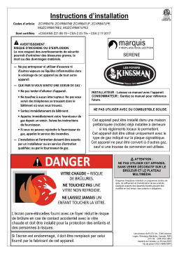 Kingsman Fireplaces ZCVRB47 Manuel utilisateur
