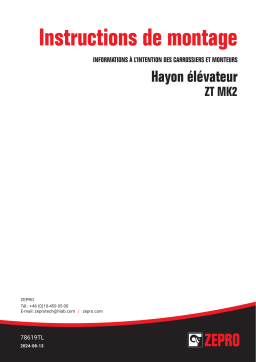 Zepro ZT MK2 Guide d'installation
