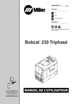 Miller BOBCAT 230 3 PHASE Manuel du propriétaire