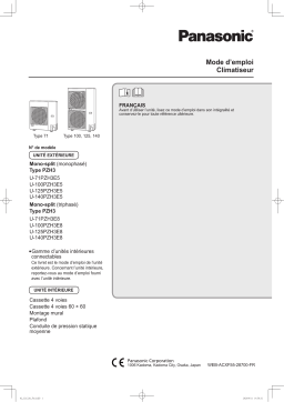 Panasonic U71PZH3E5 Mode d'emploi