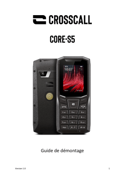 Crosscall CORE-S5  Mode d'emploi