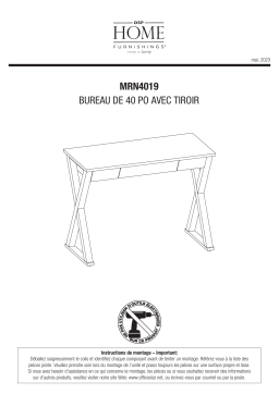 OSP Designs MRN4019-BK Mode d'emploi