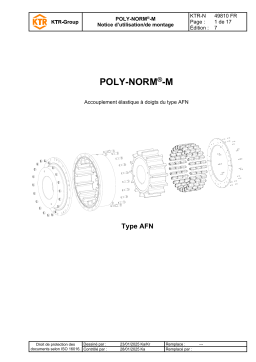 KTR POLY-NORM-M Manuel utilisateur