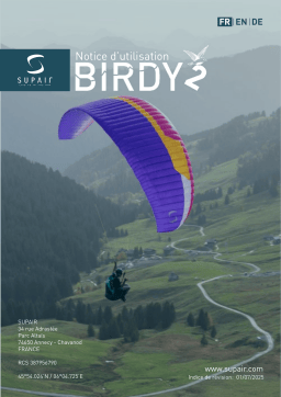 SUPAIR Birdy 2 Manuel utilisateur