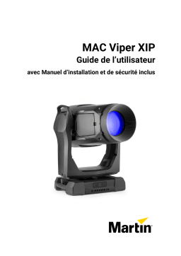 Martin MAC Viper XIP Mode d'emploi