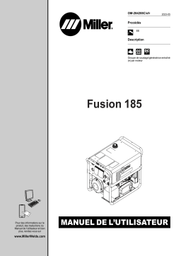 Miller FUSION 185 Manuel du propriétaire