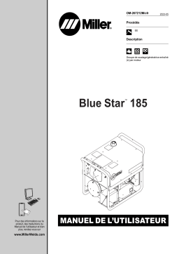 Miller Blue Star 185 Manuel du propriétaire