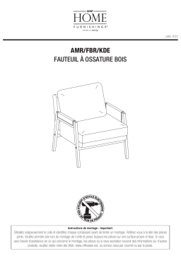 OSP Home Furnishings KDE-H16 Mode d'emploi