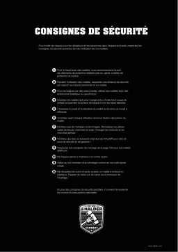HALDER Consignes de sécurité outils à main Mode d'emploi