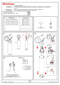 Unilamp Mega SONIC - Stand Mode d'emploi