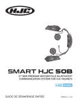 HJC SMART HJC 50B Guide de d&eacute;marrage rapide