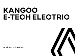 Renault Kangoo Van E-Tech Manuel utilisateur