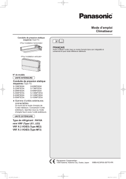 Panasonic S60MF3E5A Mode d'emploi