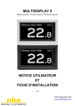 nke Marine Electronics Multidisplay II Manuel utilisateur