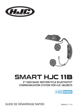 HJC SMART HJC 11B Guide de d&eacute;marrage rapide