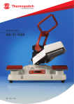 Thermopatch HS-21-SQR Manuel du propri&eacute;taire