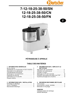 Bartscher 101956 Mode d'emploi