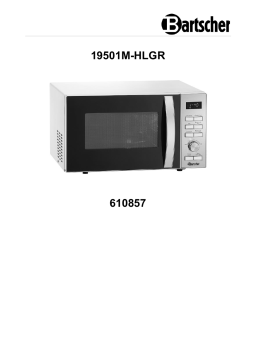 Bartscher 610857 Mode d'emploi