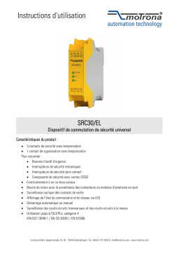 Motrona SRC30/EL Manuel du propriétaire