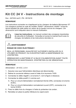 MicroPower Kit CC 24 V Mode d'emploi