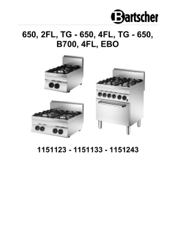 Bartscher 1151133 Mode d'emploi