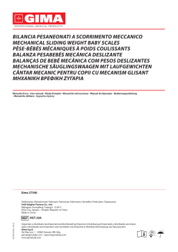 Gima 27300 Manuel du propriétaire