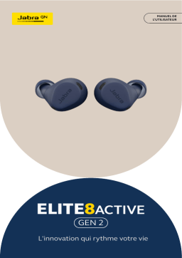 Jabra Elite 8 Active Gen 2 - Black Manuel utilisateur