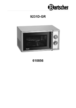 Bartscher 610856 Mode d'emploi