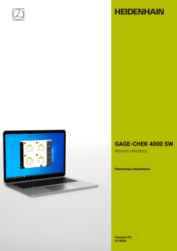 HEIDENHAIN GAGE-CHEK 4000 (1089185.1.1.0) Manuel utilisateur