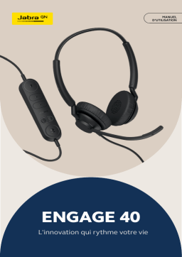Jabra Engage 40 - (Inline Link) USB-C MS Mono Manuel utilisateur