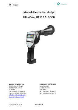CS Instruments Short_Manual_LD500_FR.pdf Mode d'emploi