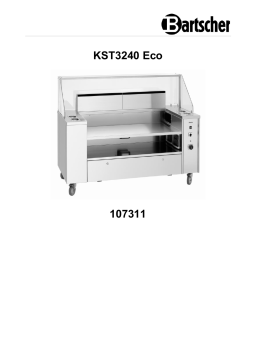 Bartscher 107311 Mode d'emploi