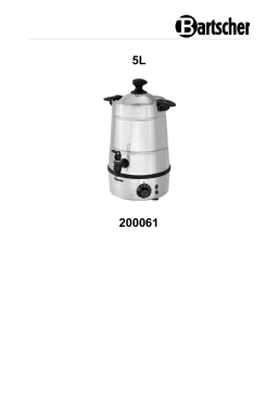 Bartscher 200061 Mode d'emploi