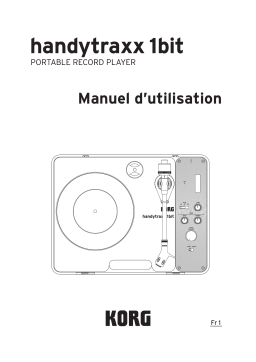 Korg handytraxx 1bit Manuel du propriétaire