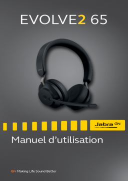 Jabra Evolve2 65 - USB-C MS Teams Mono Manuel utilisateur