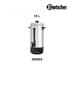 Bartscher 200054 Mode d'emploi