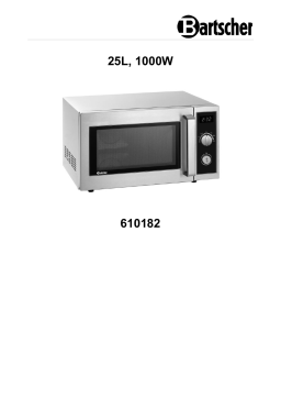 Bartscher 610182 Mode d'emploi