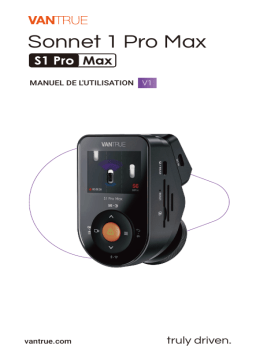 VANTRUE S1 Pro Max Manuel utilisateur