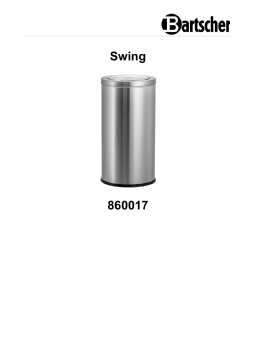 Bartscher 860017 Mode d'emploi